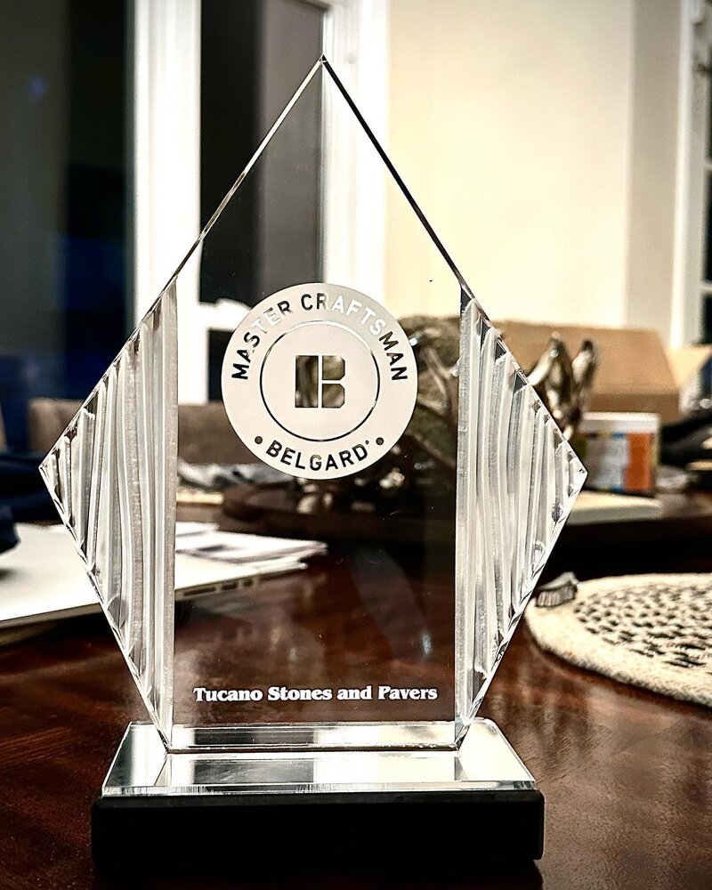 It’s official now. Tucano Stones and Pavers is the newest Belgard Master Craftsman. I’m so honored and happy. Couldn’t do it without our amazing team.
