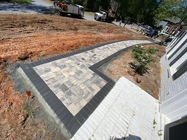 Pavers projects completed today.