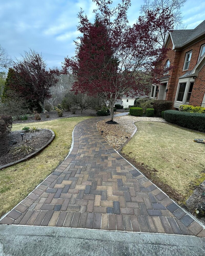 Paver walkway