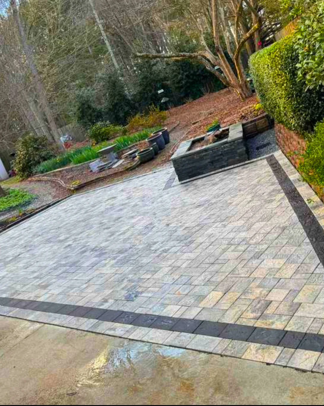 Paver Patio Hardscape