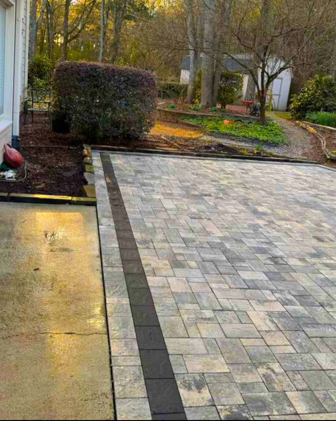 Paver Patio Hardscape