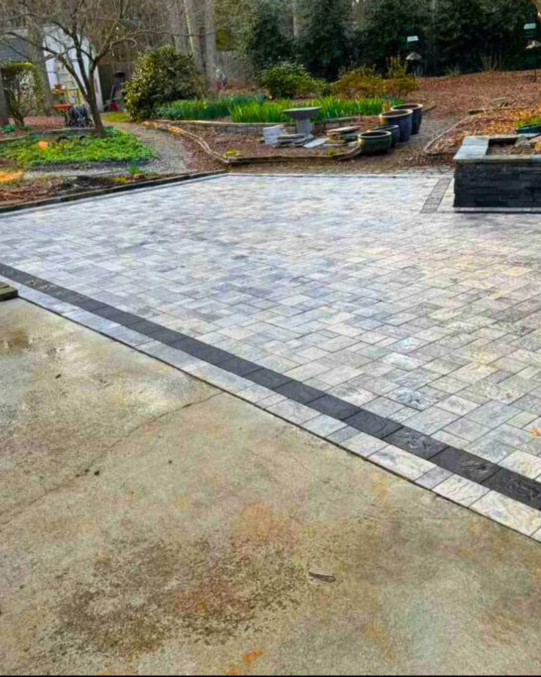 Paver Patio Hardscape