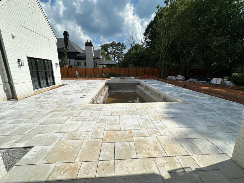 Pool Deck installation by Tucano Stones in Metro Atlanta