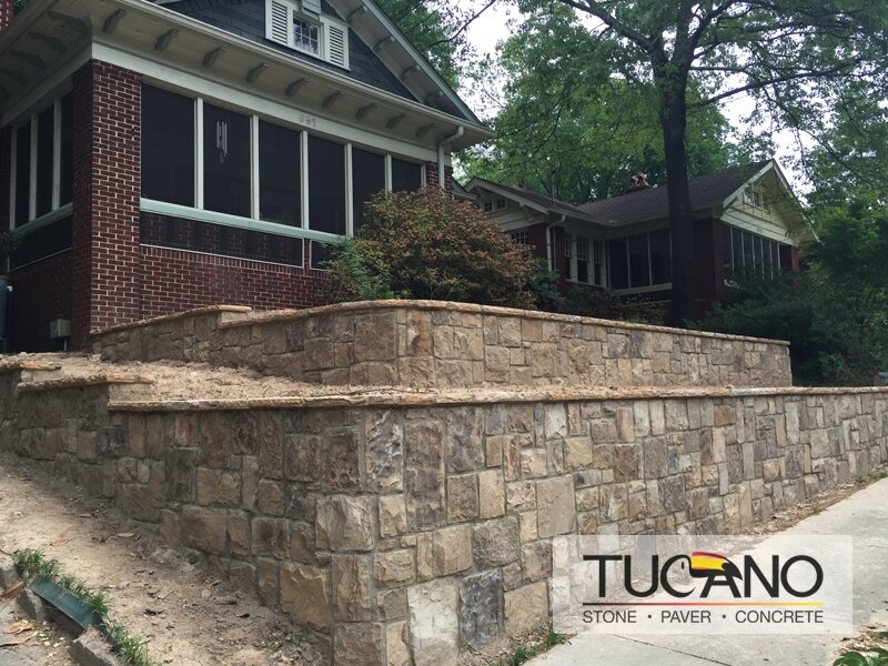 Retaining Walls project by Tucano Stones in Atlanta - Photo 3