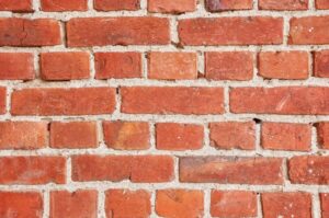 Close up view of bricks.