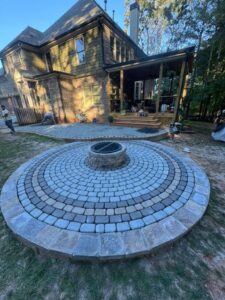Tucano Stones patio and fireplace-firepit project