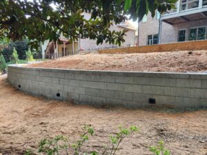 Tucano Stones retaining-wall project
