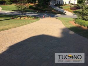 Tucano Stones Beige Paver Driveway in Roswell, GA