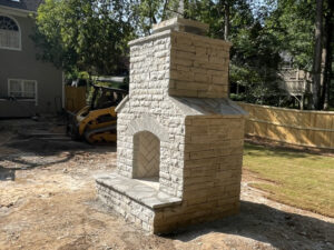 Tucano Stones Exterior fireplace