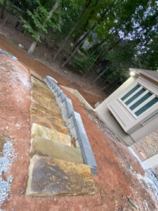 Tucano Stones Stepping stones and retaining wall