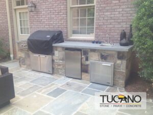 Tucano Stones outdoor kitchen project in North Atlanta