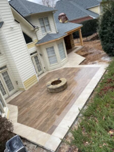 Tucano Stones paver patio in North Atlanta
