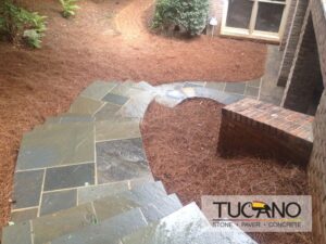 Tucano Stones paver patio in North Atlanta