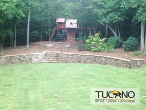 Tucano Stones paver patio in North Atlanta
