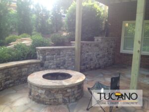 Tucano Stones paver patio in North Atlanta