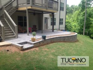 Tucano Stones paver patio in North Atlanta