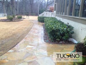 Tucano Stones paver patio in North Atlanta