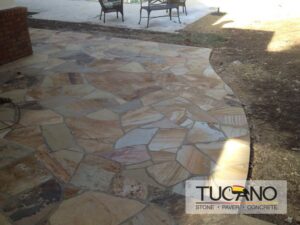 Tucano Stones paver patio in North Atlanta