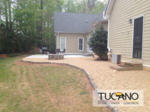 Tucano Stones paver patio in North Atlanta