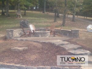 Tucano Stones paver patio in North Atlanta