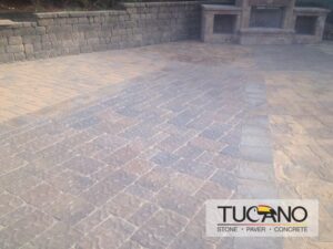 Tucano Stones paver patio in North Atlanta