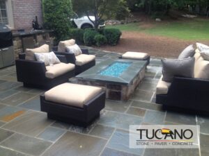 Tucano Stones paver patio in North Atlanta